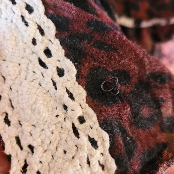 Colorful, Leopard Print Babydoll Top - Picture 9 of 9